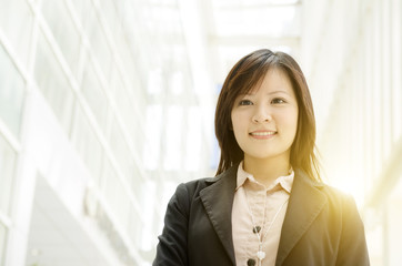 Young Asian business woman