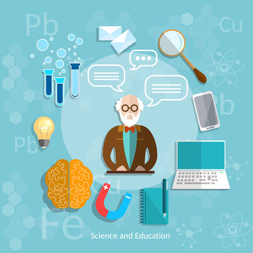 Science and education professor online education