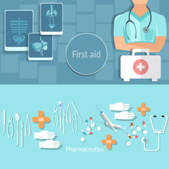 Medical and healthcare concept professionals doctors