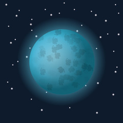 Naklejka premium Space icon design 