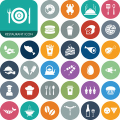 Food & Restaurant Icon For Web & mobile.