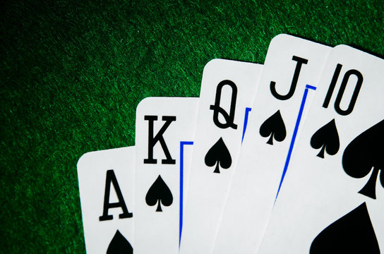 Royal Flush Of Spades