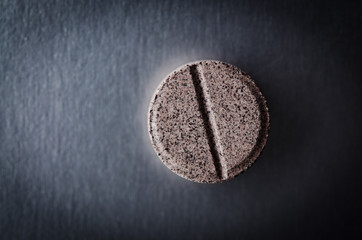 Fototapeta premium close up of one pill