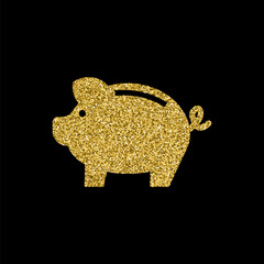 icon money pig