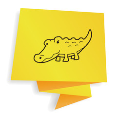 crocodile doodle