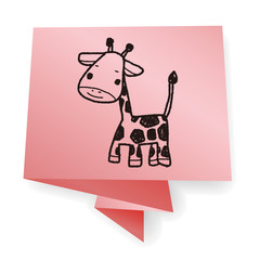giraffe doodle