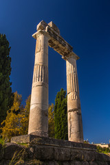 Ancient Agora of Kos island in Greece