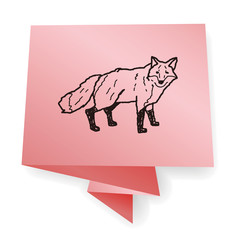 fox doodle