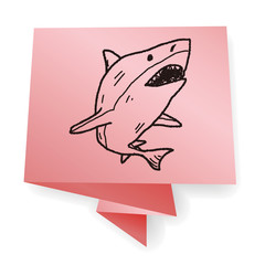 shark doodle