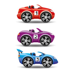 Plakat Racing cars.
