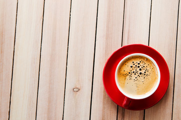 red cup of coffee