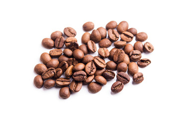 pile of coffee roasted beans