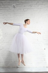 Ballerina in white
