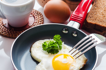 closeup of fresh eggs