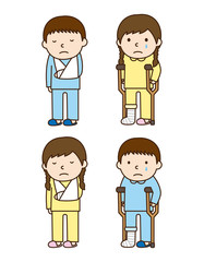 骨折　男の子女の子