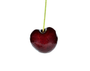 cherry, on a white background