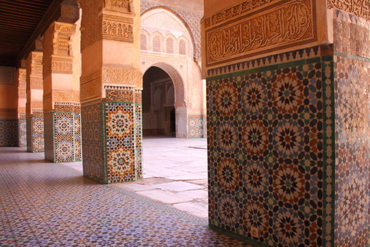 Medersa Ben Youssef à Marrakech – Maroc