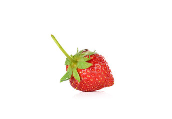 Strawberry on white background
