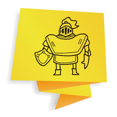 knight doodle