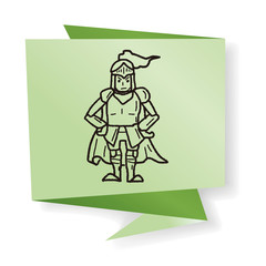 knight doodle
