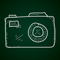 Simple doodle of a camera
