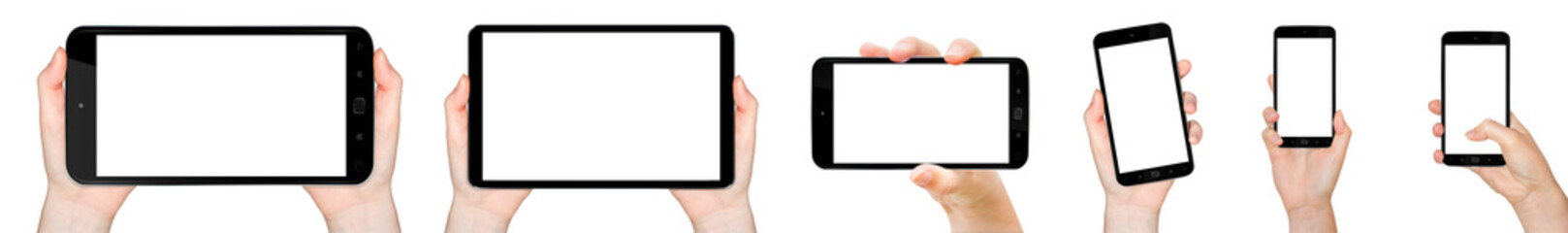 Hand holding mobile phone