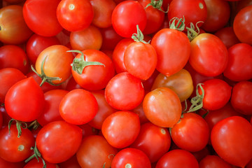 close up of cherry tomatoes