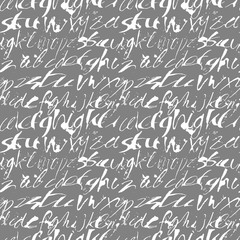 Alphabet seamless pattern.