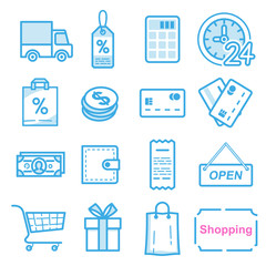 Shopping icons