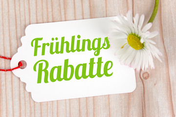 Frühlingsrabatte