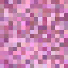 Pink colored square mosaic vector background