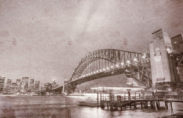 Vintage photo of Sydney, Australia