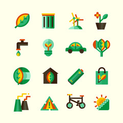 Ecology Icons Set