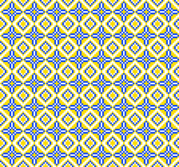 Vector illustration of ukrainian folk seamless pattern ornament. Ethnic ornament
