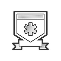  ambulance symbols on label