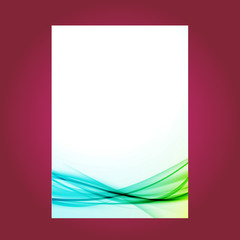 Modern abstract pattern folder design layout