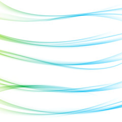 Modern minimalistic web divider lines set