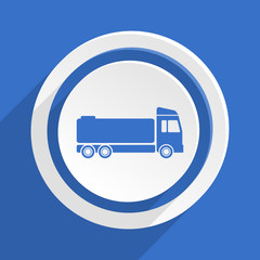 blue flat vector icon