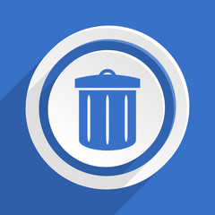 blue flat vector icon