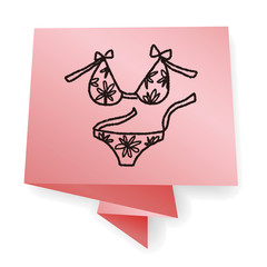Bikini doodle