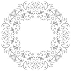 Mandala. Round Ornament