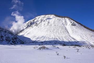 阿寒国立公園の硫黄山