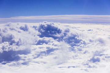 航空機より雲海
