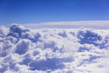 Naklejka premium 航空機より雲海