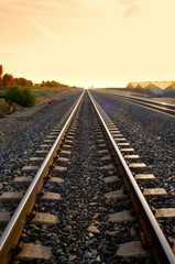 Obraz na płótnie Canvas Train Tracks