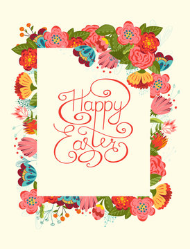 Happy Easter card.