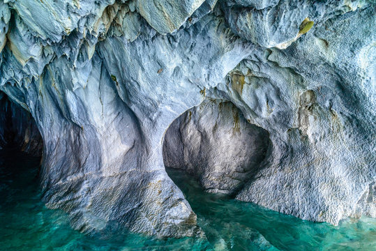Marble Caves of lake General Carrera (Chile) 