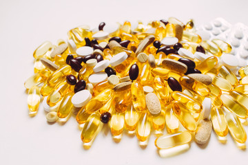 Gelatinous capsules with the cod-liver oil-omega3