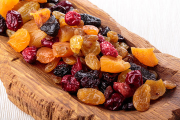 Assorted dried fruit and berries