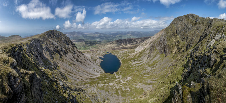UK, Wales, Cadair Idris, Cyfrwy Arete, scenic